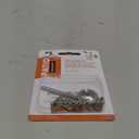 Defender Security U 9858 Sliding Patio Door Pin, 3/16 in. x 2-5/8 in., Steel Pin and Retaining Ring, Chrome Plated Finish (Single Pack)