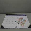 Lateefah Desk Calendar 2025-2026, Runs July 2025 to December 2026, 2025 Desk Pad Calendar with to-do List, 18 Monthly 17" x 12" Desk Calendar for School, Home or Office