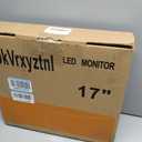 17" Monitor 1280 X 1024 with 45% sRGB Color Correction and 5:4 Aspect Ratio, 75 Hz, VESA Mountable, LED Monitor for PC, Laptop and Computer VGA, HDMI, TN Panel