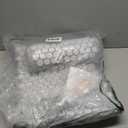 ProsourceFit Acupressure Mat and Pillow Set for Back/Neck Pain Relief and Muscle Relaxation (Large, Grey/White)