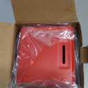 Refasy Piggy Bank Cash Coin Can ATM Bank Electronic Coin Money Bank for Kids Age 3-12, Money Savings Box Mini ATM Coin Bank Toys Gifts for 3 4 5 6 7 8 9 10 11 12 Year Old Boys Girls (Red)