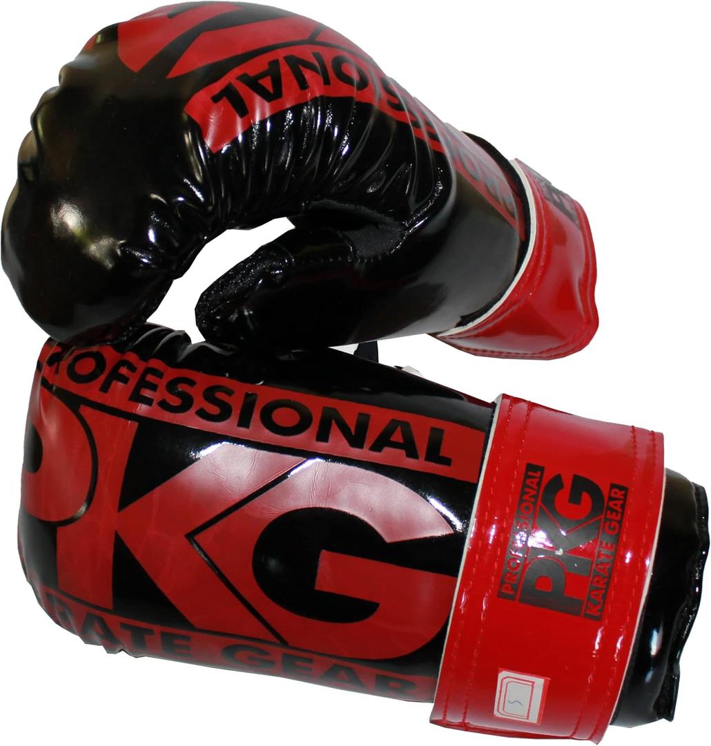 Open Hand Glove | Point Sparring | Sport Karate | Cardio Kickboxing | Bag Gloves | Black/Red