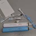 Dnil 2 Pack Sonic Electric Toothbrush for Adults, 42,000 VPM Rechargeable Toothbrush with 2 Minute Built-in Timer, 5 Powerful Modes (Blue+White)