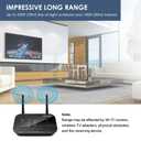 SIMOLIO 201D Bluetooth 5.2 Audio Transmitter for TV to 2 Wireless Headphone/Speaker, 197ft Long Range, Bluetooth Adapter for TV w/aptX Low Latency & HD, Qualcomm Class 1, AUX/RCA/Optical/USB