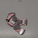 QUMY Dog Shoes for Small Dogs, Puppy Dog Boots & Paw Protectors for Winter Snowy Day, Summer Hot Pavement, Waterproof in Rainy Weather, Ourdoor Walking, Indoor Hardfloors Skid-Resistant Sole Pink 1 (size 1: 1.29"x0.98"(L*W))