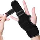 Trigger Finger Splint: Support the Middle, Index, little or Ring Finger, Hand Splint Brace-Treating Hand Fractures, Arthritis, Mallet Finger or Metacarpal Fractures (Right Hand) (Small/Medium)