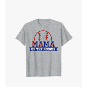 Mama of Rookie 1st Birthday Baseball Theme Matching Party T-Shirt xl