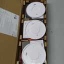 Kidde Smoke Detector, 10-Year Battery Powered, with LED Status Lights, 85 dB Alarm, 5-inches, 20SD10, 3 Pack, BBD 10 Years After Activated
