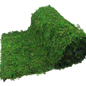 FAICOIA Moss Table Runner Green Moss Roll for Fairy Gardens Wedding Woodland Table Decor Dried Moss for Crafts 16" x 118" Preserved Moss Mat Moss Carpet for Green Moss Grass Wall 40 x 300cm