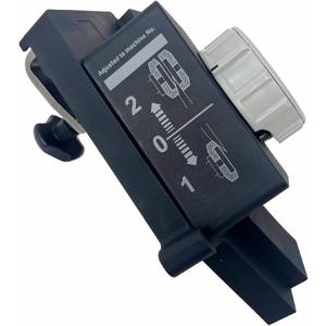 Bizerba Sharpening Stone Attachment for Deli Slicers - Coarse & Fine Stones - Made in Italy by Cozzini Cutlery Imports - Black