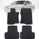 GXARTS Car Waterproof Floor Mats Carpet Full Set Compatible with Acura TSX 2009 2010 2011 2012 2013 2014 | Non-Slip Backing，All-Weather Protect Automobile Floor Liner