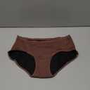 TIICHOO Period Underwear for Women Heavy Flow Soft Absorbent Menstrual Panties Teens Incontinence Leakproof 3 Pack (Small, Beige/Rose Gold/Brown)