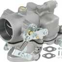 13805 Carburetor Compatible with Ford 1.6L Clark Bobcat Skid Steer Replace 6598372, 68-7, 13805A Carb