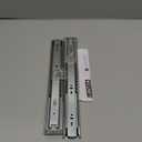 LONTAN 1 Pair Soft Close Drawer Slides 14 Inch Heavy Duty Dresser Drawer Glides Metal Ball Bearing 12.4" Extension Kitchen Cabinet Rails with Rear Mounting Brackets 100 LB Capacity