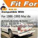 Pair Rear Tail Light Replacement For 1986-1993 Maz da B2000 B2200 B2600 Base LE Replace# 8BUA51160、8BUA51150