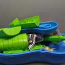 Step2 Rain Showers Splash Pond Water Table with Cover, Kids Water and Sand Activity Sensory Playset, Summer Outdoor Toys, 13-Piece Water Toy Accessories, For Toddlers 1.5+ Years Old, Blue & Green