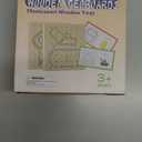 2Pack Wooden Geoboard Montessori Toys - Wood Geo Board Manipulative Geoboards for 4 5 6 Year Old Kids with Pattern Cards and Rubber Bands,Brain Teaser STEM Toy for Boys Girls Ages 3-6