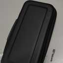 Orzly Carry Case Compatible with Nintendo Switch and New Switch OLED Console - Black Protective Hard Portable Travel Carry Case Shell Pouch with Pockets for Accessories and Games (6.2 inch Switch 1)