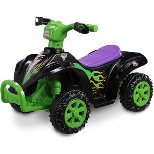 Monster Jam 6V ATV Quad for Kids - Powerful and Safe Ride-On Toy with Rechargeable Battery - Forward and Reverse Driving - Max Weight Capacity of 55 LBS - Ages 2-3 Years