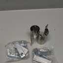 ELSHINE 1.5'' Lap Joint Exhaust Band Clamp, Heavy-duty Exhaust Clamps for Mufflers and Pipes, Stainless Steel Seal Clamp Sleeve for Exhaust Repair, 2PCS (2pack)