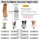 2 x SCENEREAL Dog Socks to Prevent Licking Paws for Hot/Cold Pavement, Anti Slip High Top Dog Grip Socks for Hardwood Floors, Dog Shoes Booties&Paw Protector for Small Medium Large Senior Dog, Green L