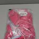 Lukovee Dog Raincoat, Adjustable Dog Rain Jacket with Clear Hooded Double Layer for Large Medium Small Dogs Puppies, Waterproof Rain Coat Poncho with Reflective Storage Pocket & Rim (Fuchsia, XXXL)