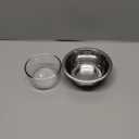 MARKY'S Glass and Metal Caviar Server Set - Single Serving  Premium Roe Chiller