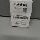 2025 Air Tracker Tags-4 Pack Bluetooth Tracker for Apple Find My app (iOS Only) Keys Finder, Smart Tag, Item Locator for Luggage, Backpack, Suitcases, Replaceable Battery (Black, 4 Pack)