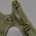 HEELE Dog Harness, No Pull Adjustable Padded Reflective Harness for Dogs with Handle for Walking Training, Green, M