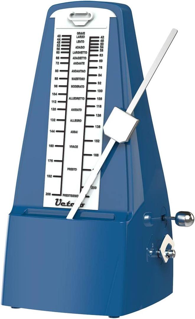 Mechanical Metronome Loud Sound Piano Drum Violin Guitar Saxophone Blue Mechanical Metronome Loud Sound Piano Drum Violin Guitar Saxophone Blue