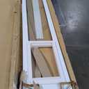 Ideal Pet Products Aluminum Pet Patio Door, Adjustable Height 77-5/8" to 80-3/8", 7" x 11-1/4" Flap Size, White