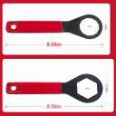 Water Sensor Wrench Set for 6.6L Duramax Engines,Use for Replacing The Fuel Filter or Servicing The Water Sensor,Includes 6-Point 34900 & 12-point 34350 Water Sensor Wrench