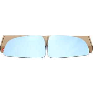 2Pcs Side Mirrors for Tesla Model X 2016-2025 Wide Angle Anti Glare Heat Defogging Blue Lens with Backing Plate
