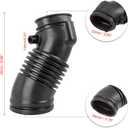 X AUTOHAUX Air Intake Hose Fit for Honda Odyssey V6 3.5L 2007 2008 2009 2010 17228RGLA11 Air Intake Tube 17228-RGL-A11