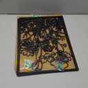 4 Pieces Abstract Black Metal Flowers Wall Sculptures for Home Decor, Contemporary Floral Wall Art Set, Modern Black Line Wall Hanging Decorations for Bedroom Living Room Bathroom,12 x 17 Inches