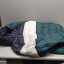 Tommy Hilfiger Men's Down Alternative Hooded Puffer Jacket (Standard and Big & Tall) (XX-Large, Green Color Block)