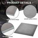LEIFIDE 1/4 Hot Rolled Steel Plates, A36 Steel Base Plate, Weldable Metal Plates for Structural Support and Industrial Use(1 Piece,1/4 x 12" X 12")