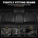 RAV4 Floor Mats AOMSAZTO Floor Liners Fit for Toyota RAV4 2019-2025 (Not Fit Hybrid): All Weather Automotive Floor Mats - 1st & 2nd Row Full Set Rubber Floor Liners - Anti Skid Car Mats