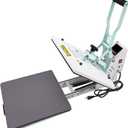 BetterSub Heat Press 15x15 inch Digital Heat Press Machine, Slide Out Industrial Quality T-Shirt Heat Transfer Machine Teal