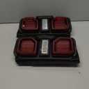 LED taillights for Ford bronco 2021-2025 taillight assembly, a pair of red lens taillight assemblies, Ford bronco 2021, 2022, 2023, 2024,2025 models (2PCS)