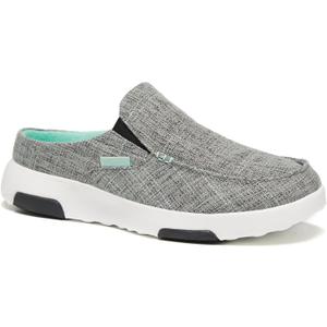 Women's Orthopedic Slip-On Loafers Slippers Shoes: Slip-On Walking Shoes with Arch Support, Chousion Slippers for Achilles Tendonitis Grey Green Size 8.5
