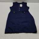 MEROKEETY Women's Formal Work Mini Dress Casual Summer Sleeveless Elegant Button Bussiness Office Outfits, S