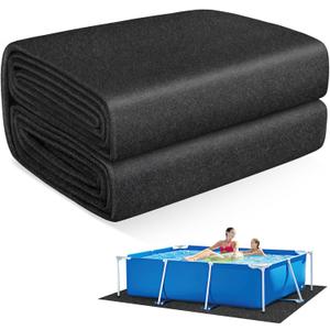 Thickened Pool Liner Pad for Above Ground Pool, 20x 12 Rectangle Under Pool Mat Padding, Pool Ground Pad Mat Under Pool for Pool Bottom, Prevent Punctures, Extend Liner Life