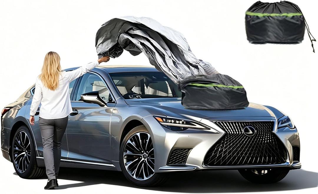 Car Cover Waterproof All Weather (Fit Sedan Length 196" to 208")