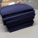 BRILLMAX 10 Pack Navy Blue Tablecloths for 8 Foot Rectangle Tables 60 x 126 Inch - 8ft Rectangular Bulk Linen Polyester Fabric Washable Cloth Cover for Wedding Reception Banquet Birthday Party