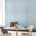 Blue Peel and Stick Wallpaper Grasscloth Twill Texture Contact Paper Blue Fabric Wallpaper Peel and Stick Countertops Waterproof Adhesive Contact Paper for Walls Bathroom Cabinets 15.7"×118"