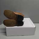 Rollda Kids Cowboy Boots for Boys Girls Western Square Toe Cowgirl Boots with Walking Heel (Toddler/Little Kid/Big Kid) (Dark Brown/Ostrich Upper) 12