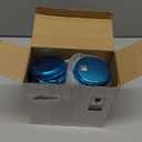 Feekoon 2 Pack 12 Oz Glass Parmesan Cheese Shaker, Salt Sugar Shaker Dispenser with 2 Stainless Steel Flap Lid and 2 Perforated Lid, Sugar Pourer Airtight, Parmesan Cheese Jar Dispenser for Kitchen