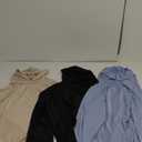 Real Essentials 3 Pack:Youth Rashguard Hoodie UPF UV Sun Protection Long Sleeve Swim Fishing Shirt - Boys & Girls XL