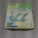 Bila Kids Headphones, Wired Over Ear Headphones with Microphone, Volume Limiter for Girls & Boys, Foldable for Learning & Entertainment (Gradient Blue, Gradient Purple) 2 Pack